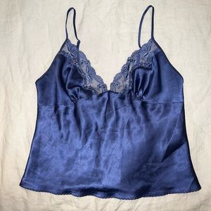 Victoria’s Secret Blue Silk Camisole